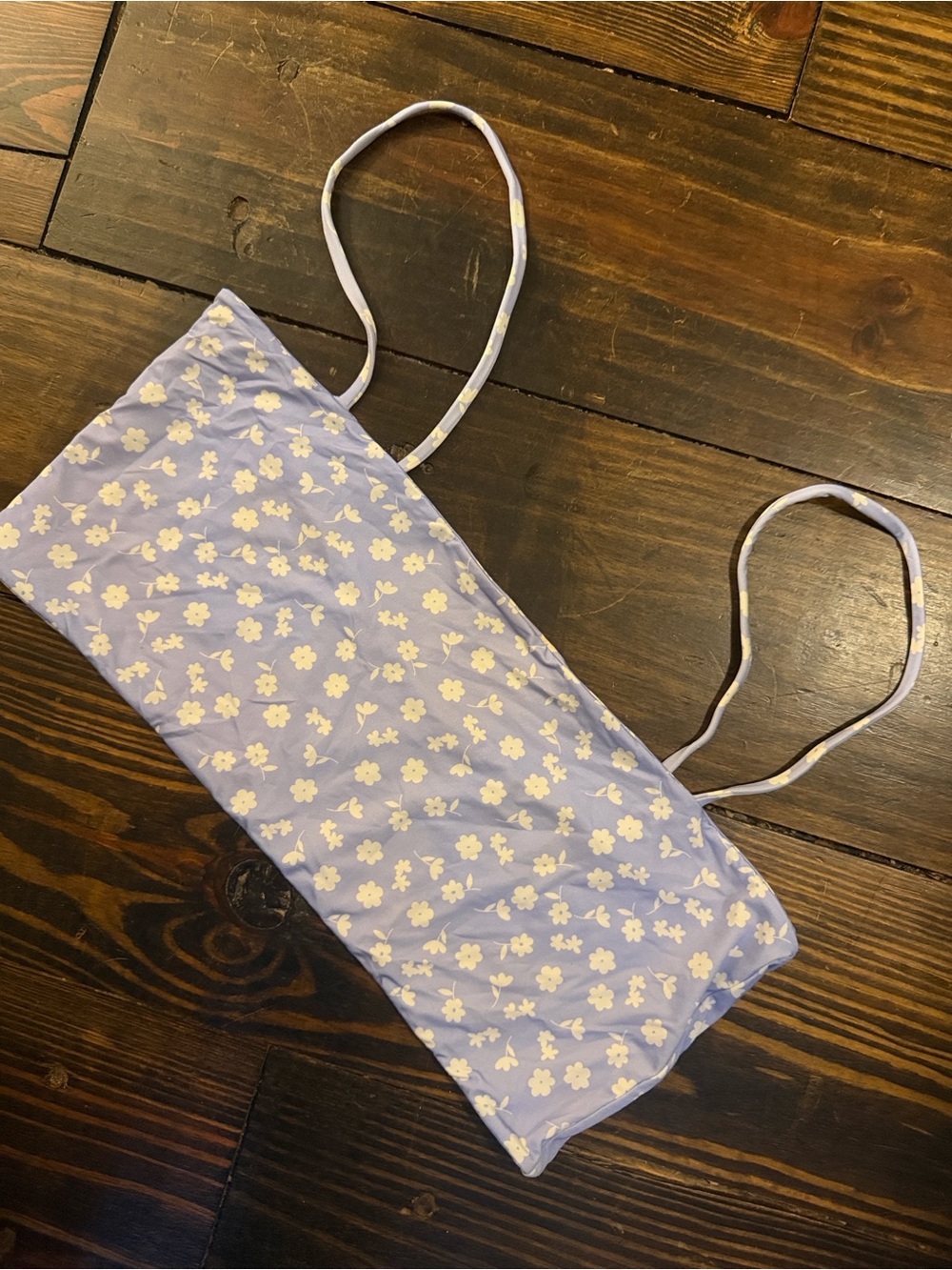 MAI Mod Bandeau Top L in lilac daisy print